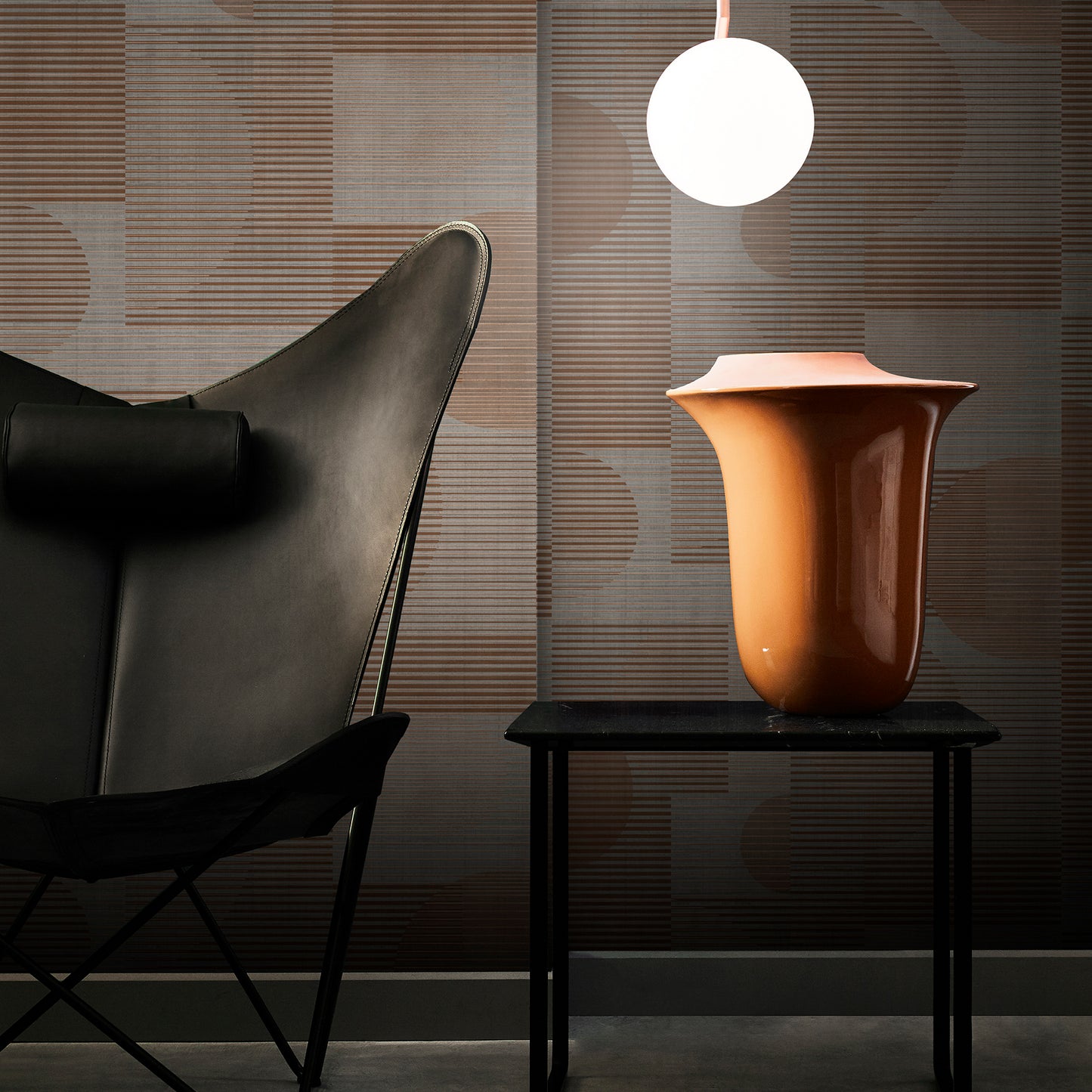 Veer Decor Geo Rhythm Taupe Wallpaper Abstract Contemporary/Modern Taupe  Wallpaper - 8249-AH3