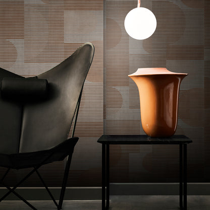 Veer Decor Geo Rhythm Taupe Wallpaper Abstract Contemporary/Modern Taupe  Wallpaper - 8249-AH3