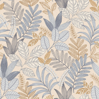 Veer Decor Allure Foliage Beige Wallpaper Nature Contemporary/Modern Beige  Wallpaper - 8249-AI2
