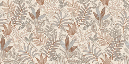 Veer Decor Allure Foliage Taupe Wallpaper Nature Contemporary/Modern Taupe  Wallpaper - 8249-AI3