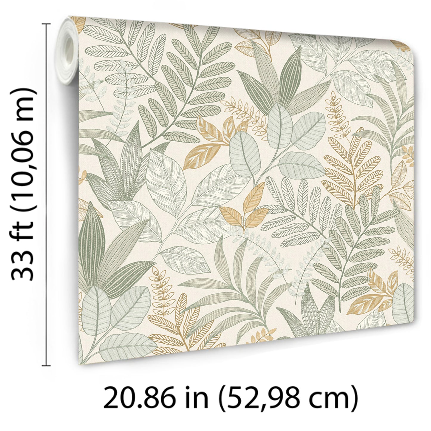 Veer Decor Allure Foliage Moss Wallpaper Nature Contemporary/Modern Green  Wallpaper - 8249-AI5