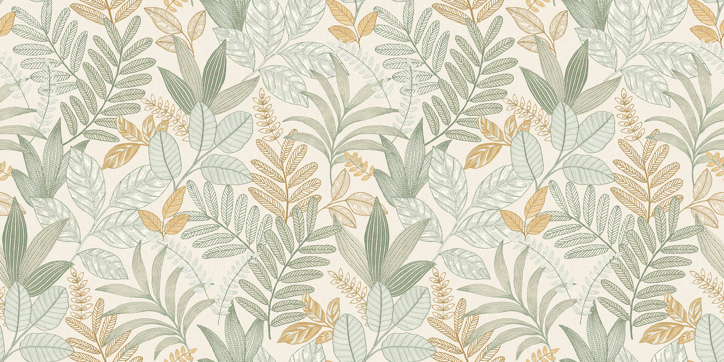 Veer Decor Allure Foliage Moss Wallpaper Nature Contemporary/Modern Green  Wallpaper - 8249-AI5