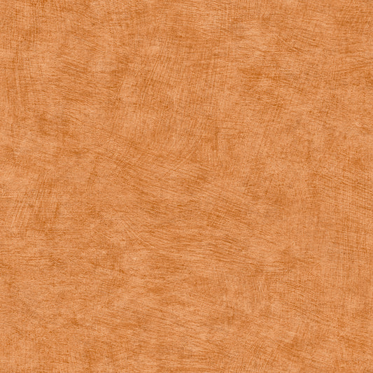 Veer Decor Pampas Plain Brushed Texture Apricot Orange Wallpaper Abstract Modern, Contemporary, Traditional Orange  Wallpaper - 8250-AA10