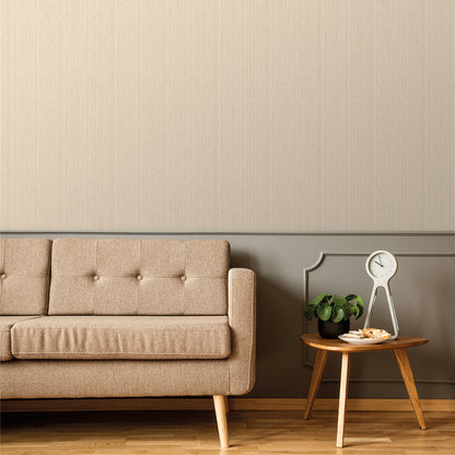 Veer Decor Rope Plain Texture Sea Salt Wallpaper Abstract Modern, Contemporary, Traditional Cream  Wallpaper - 8250-AB2