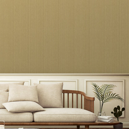 Veer Decor Rope Plain Texture Gold Sand Wallpaper Abstract Modern, Contemporary, Traditional Yellow  Wallpaper - 8250-AB5