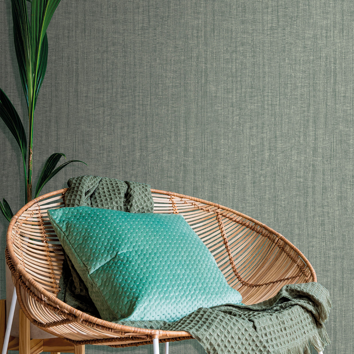 Veer Decor Papyrus Lux Sage Wallpaper Abstract Transitional Sage  Wallpaper - 8251-AA4