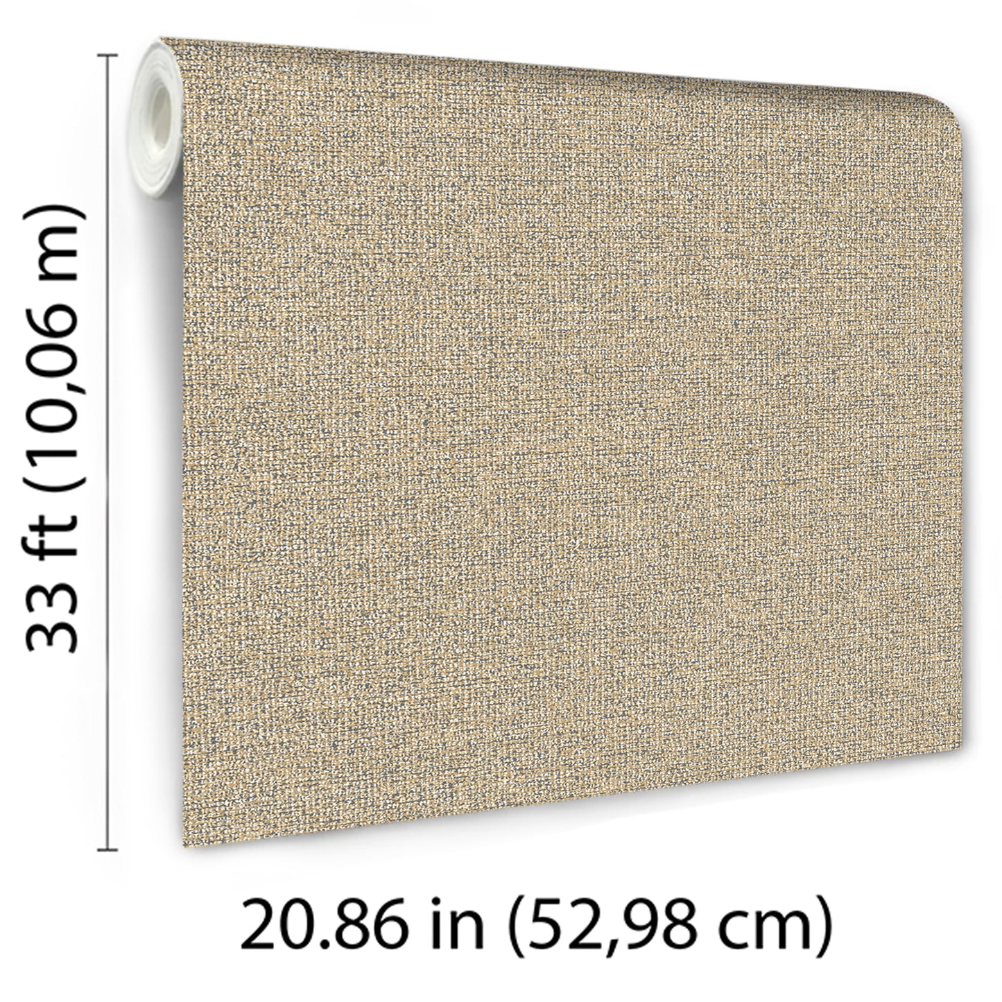 Veer Decor Bossanova Linen Texture Cream Wallpaper Abstract Transitional Cream  Wallpaper - 8251-AC1