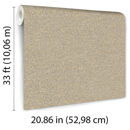 Veer Decor Bossanova Linen Texture Cream Wallpaper Abstract Transitional Cream  Wallpaper - 8251-AC1