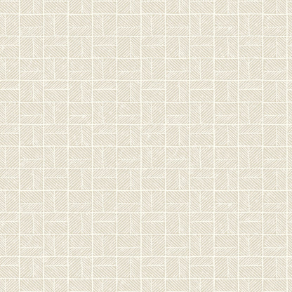 Veer Decor Carimbo Mosaic White Wallpaper Abstract Contemporary, Modern, Art Deco, Mid-Century White  Wallpaper - 8251-AI1