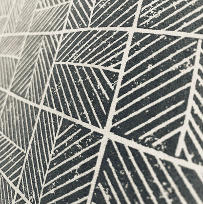 Veer Decor Carimbo Mosaic Grey Wallpaper Abstract Contemporary, Modern, Art Deco, Mid-Century Gray  Wallpaper - 8251-AI3