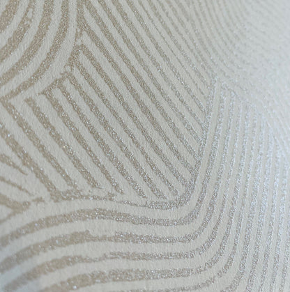 Veer Decor Bahia Dunes Beige Wallpaper Abstract Mid-Century, Art Deco, Contemporary, Modern Beige  Wallpaper - 8251-AJ1