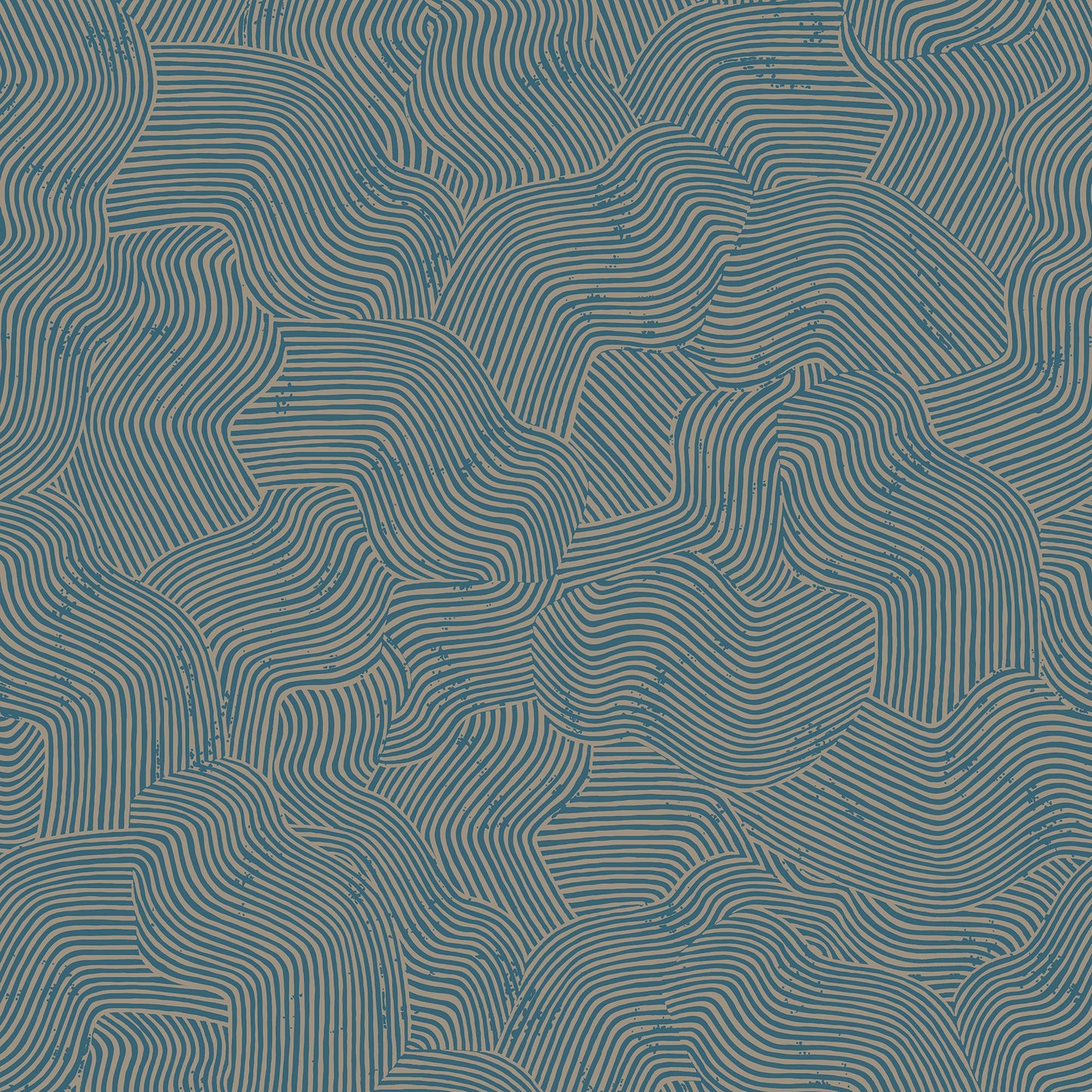 Veer Decor Bahia Dunes Navy Wallpaper Abstract Mid-Century, Art Deco, Contemporary, Modern Navy  Wallpaper - 8251-AJ3