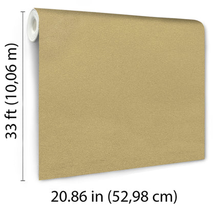 Veer Decor Faux Textile Fiber Texture Gold Wallpaper Abstract Contemporary, Modern, Traditional, Transitional Gold  Wallpaper - 8252-AA11