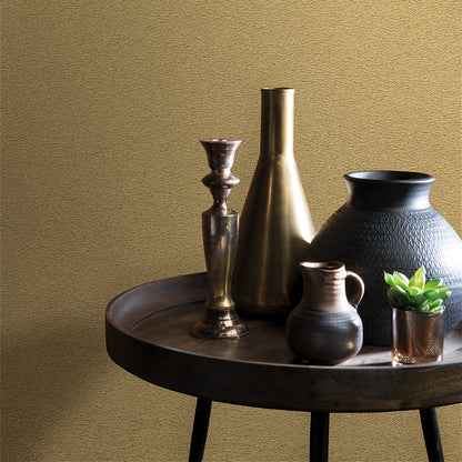 Veer Decor Faux Textile Fiber Texture Gold Wallpaper Abstract Contemporary, Modern, Traditional, Transitional Gold  Wallpaper - 8252-AA11