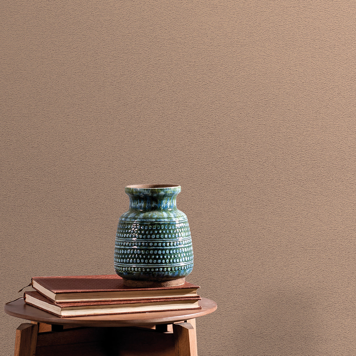 Veer Decor Faux Textile Fiber Texture Coral Wallpaper Abstract Contemporary, Modern, Traditional, Transitional Coral  Wallpaper - 8252-AA12