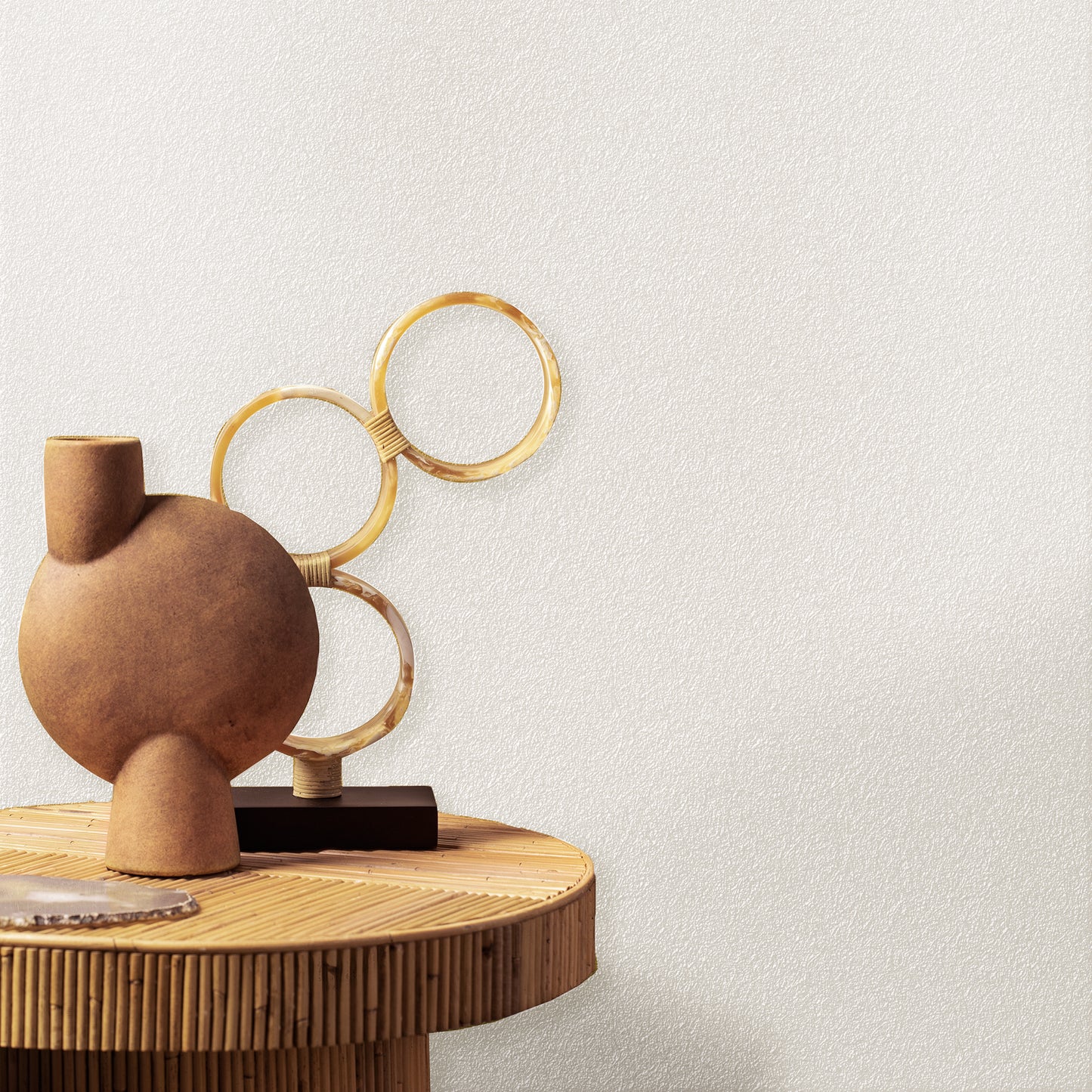 Veer Decor Faux Textile Fiber Texture Off-White Wallpaper Abstract Contemporary, Modern, Traditional, Transitional Off-White  Wallpaper - 8252-AA2