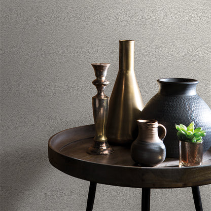 Veer Decor Faux Textile Fiber Texture Taupe Wallpaper Abstract Contemporary, Modern, Traditional, Transitional Taupe  Wallpaper - 8252-AA4