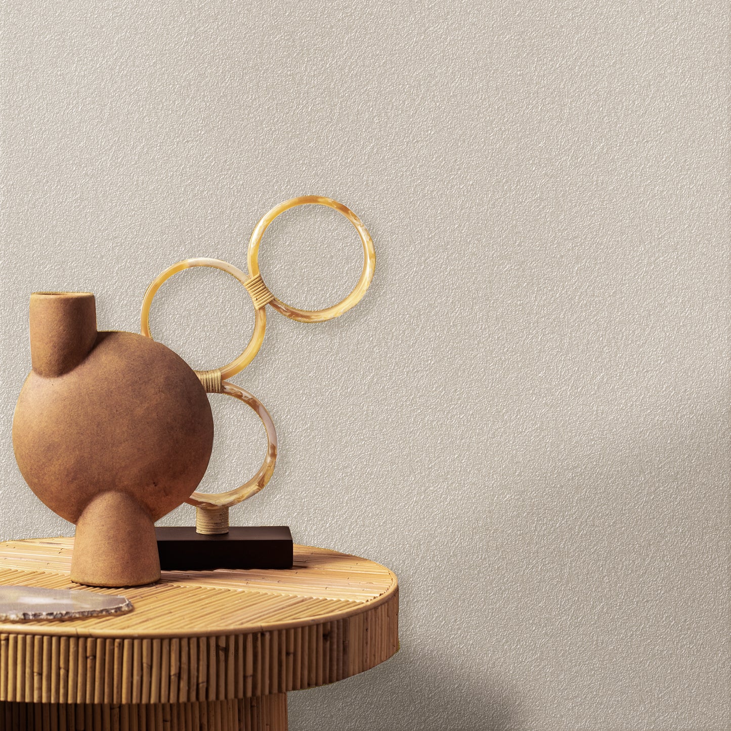 Veer Decor Faux Textile Fiber Texture Gray Wallpaper Abstract Contemporary, Modern, Traditional, Transitional Gray  Wallpaper - 8252-AA8