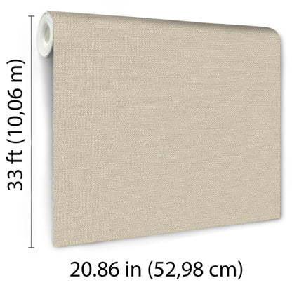 Veer Decor Chanel Linen Blend Tan Wallpaper Abstract Contemporary, Modern, Traditional, Transitional Tan  Wallpaper - 8252-AB3