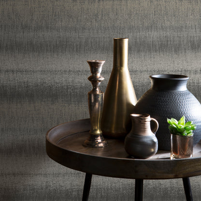 Veer Decor Woven Gradient Stripe Brown Wallpaper Patterns Contemporary, Modern, Transitional Brown  Wallpaper - 8252-AD6