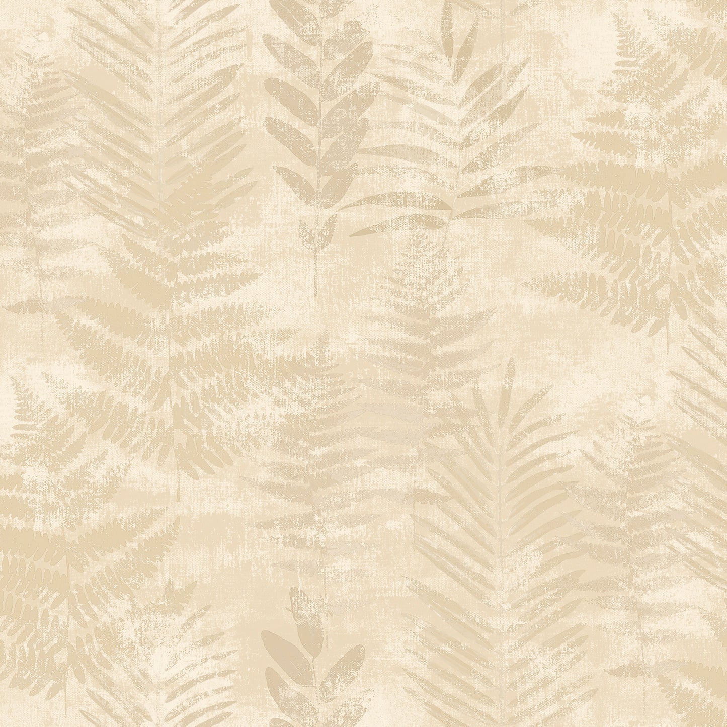 Veer Decor Fern Horizon Beige Wallpaper Nature Transitional Beige  Wallpaper - 8252-AE2
