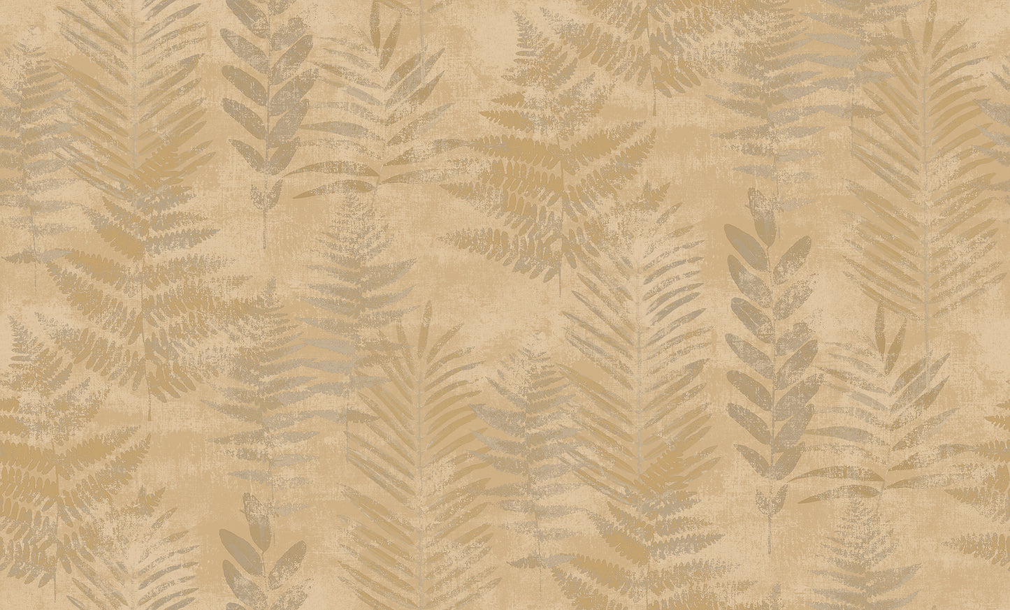 Veer Decor Fern Horizon Tan Wallpaper Nature Transitional Tan  Wallpaper - 8252-AE3
