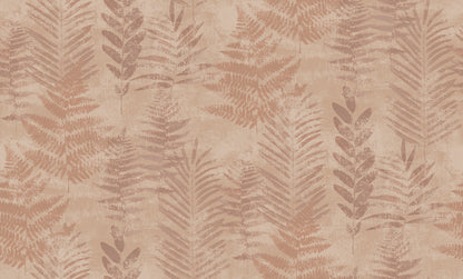 Veer Decor Fern Horizon Red Wallpaper Nature Transitional Red  Wallpaper - 8252-AE4