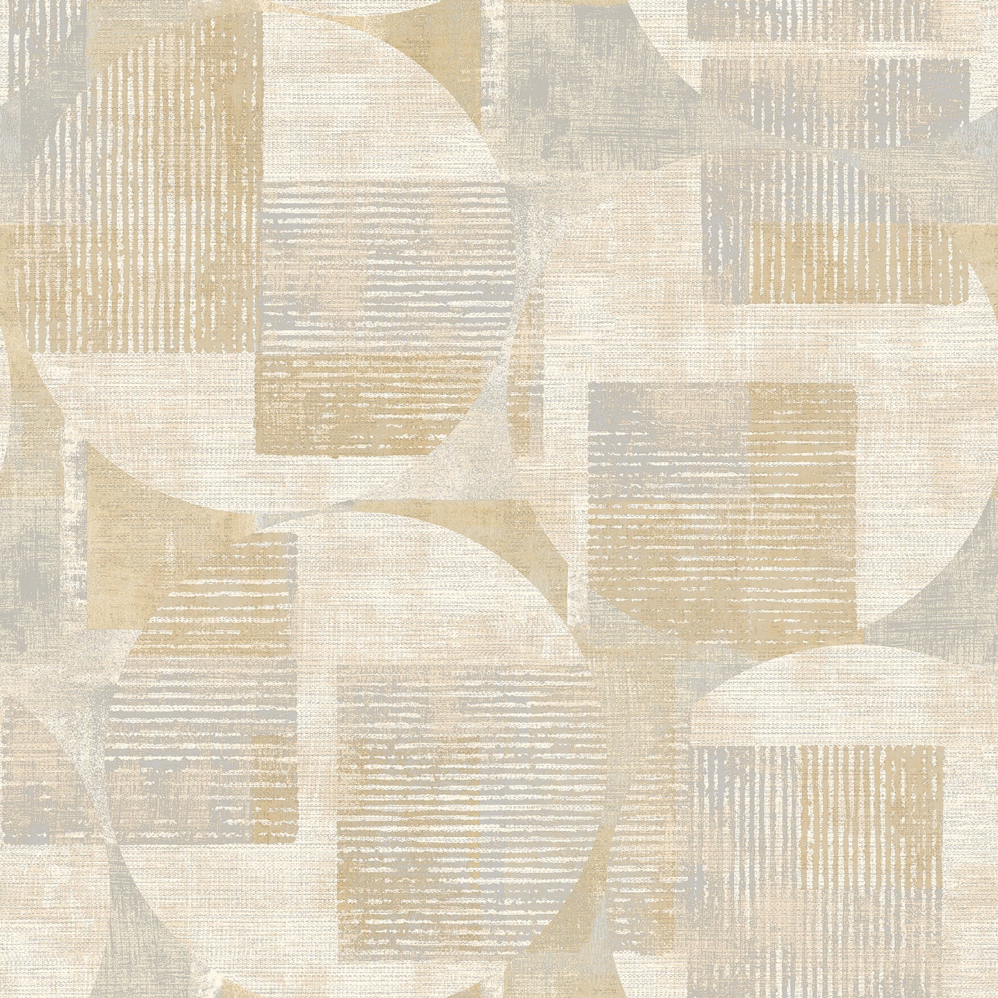 Veer Decor Geo Canvas Beige Wallpaper Abstract Contemporary, Modern Beige  Wallpaper - 8252-AF2