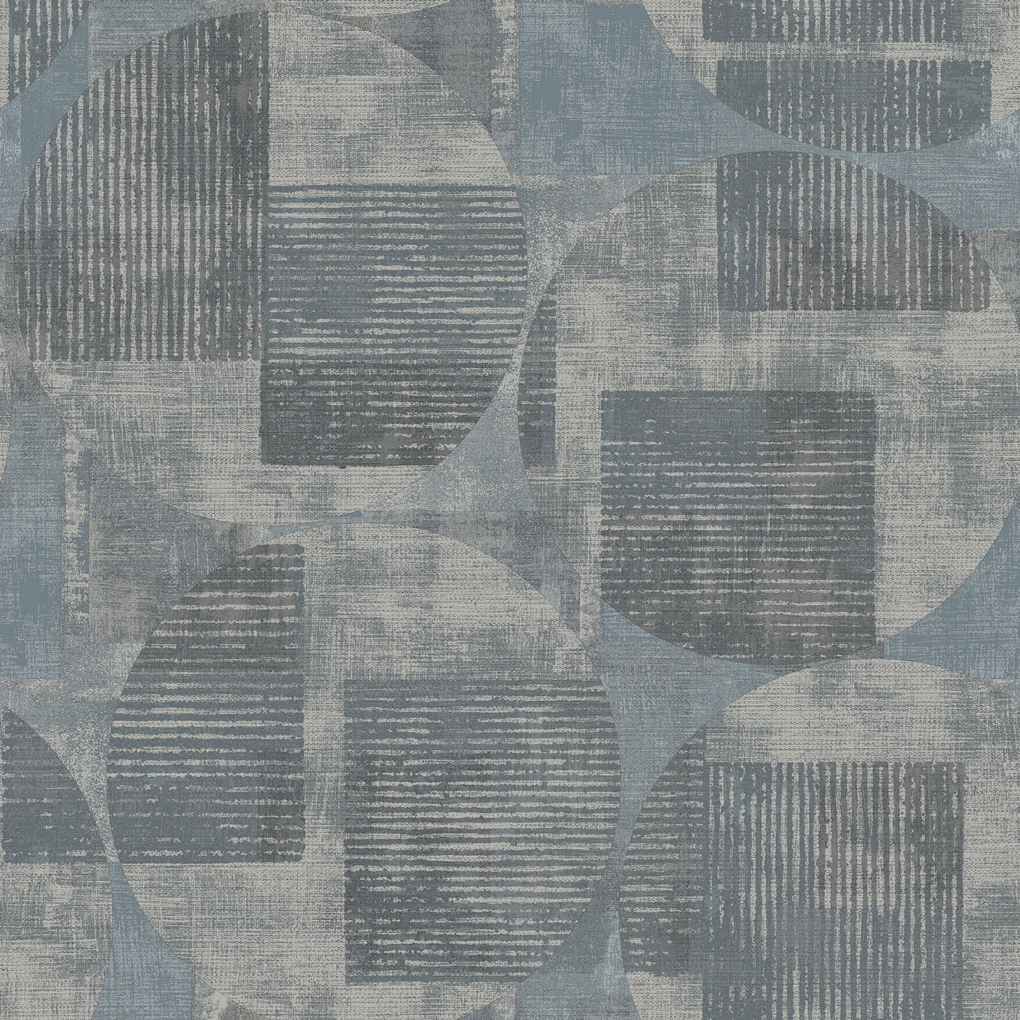 Veer Decor Geo Canvas Blue Wallpaper Abstract Contemporary, Modern Blue  Wallpaper - 8252-AF3