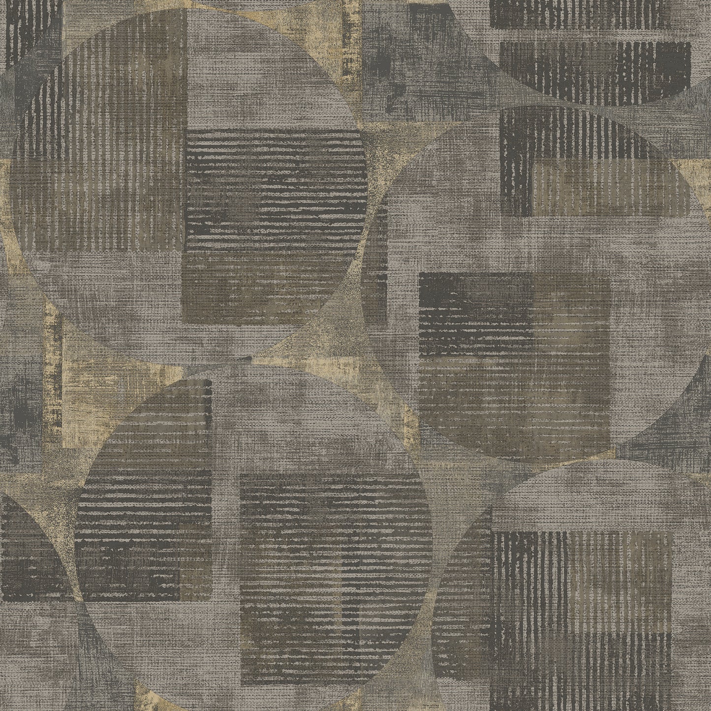 Veer Decor Geo Canvas Brown Wallpaper Abstract Contemporary, Modern Brown  Wallpaper - 8252-AF4