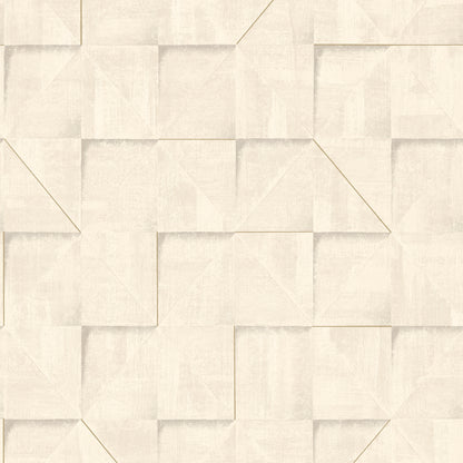 Veer Decor Prism Grid Beige Wallpaper Abstract Contemporary, Modern Beige  Wallpaper - 8252-AG2