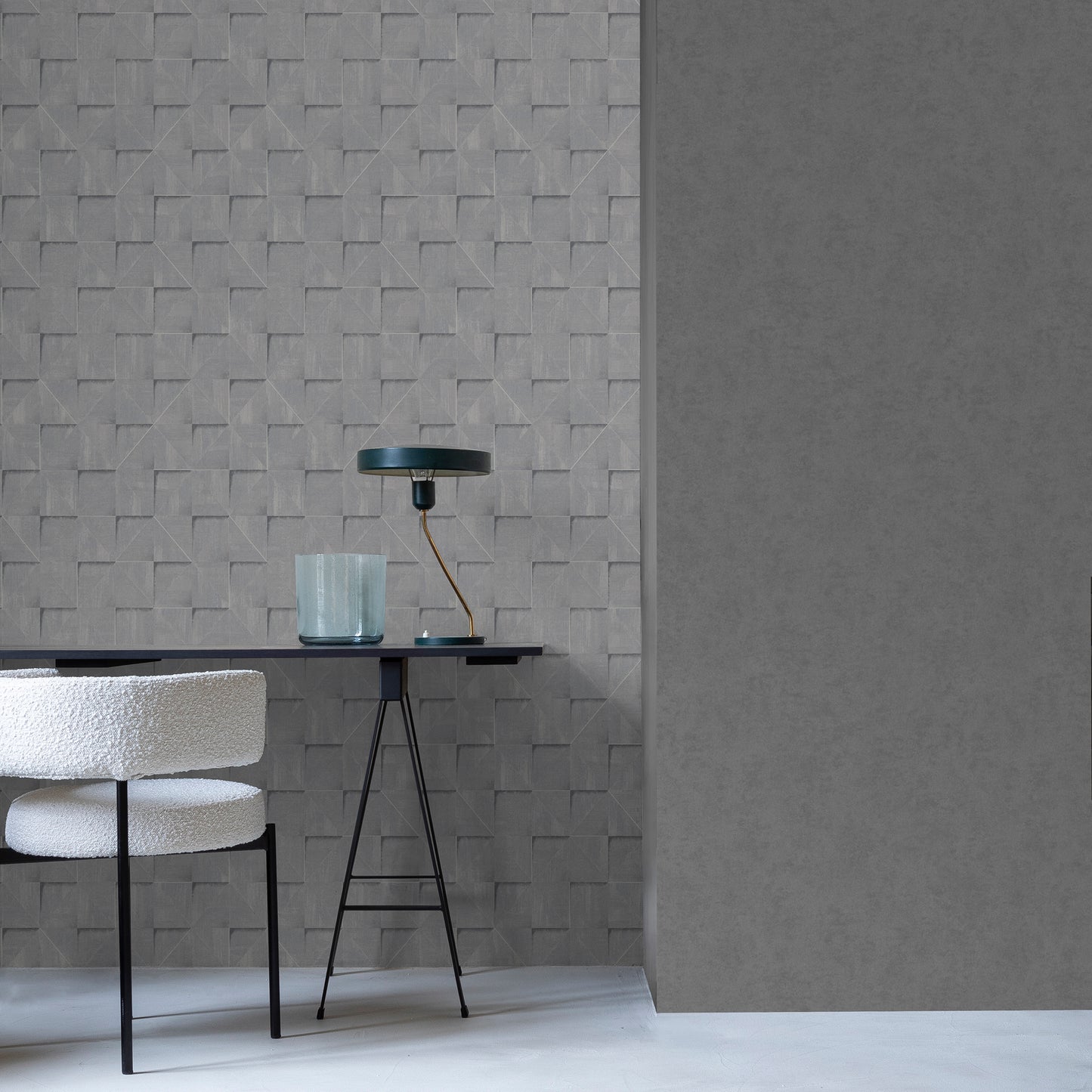 Veer Decor Prism Grid Blue Wallpaper Abstract Contemporary, Modern Blue  Wallpaper - 8252-AG3