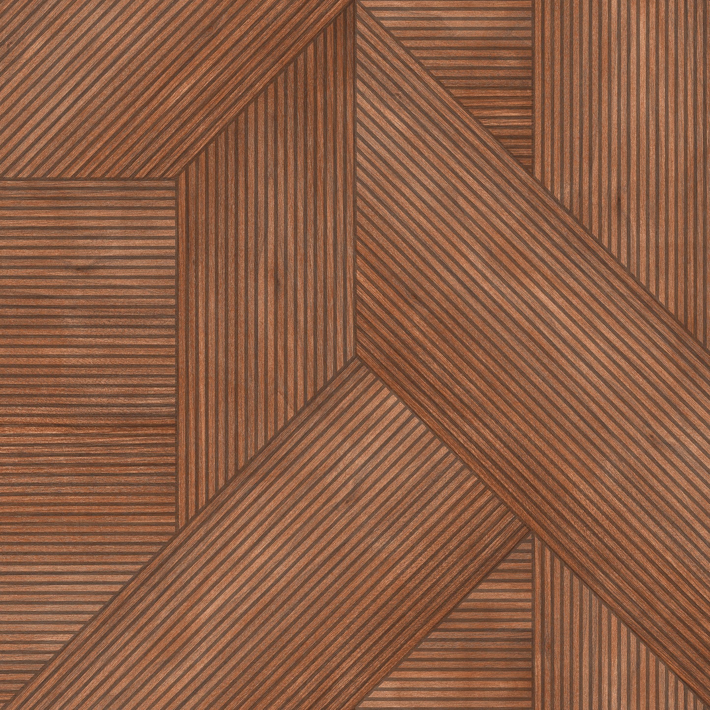 Veer Decor Sculpted Chevron Wood Panels Red Wallpaper Abstract Contemporary, Modern Red  Wallpaper - 8252-AH3