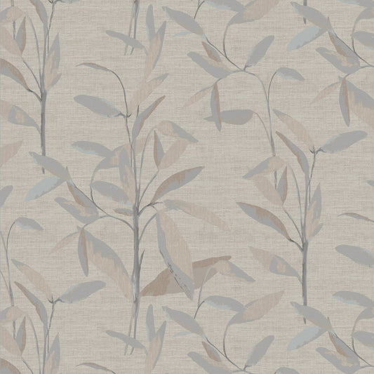 JF Fabrics -Wallpaper 8252 52 Wallpaper Grey, Purple, Blue  Non-Woven - 9513552 W9571