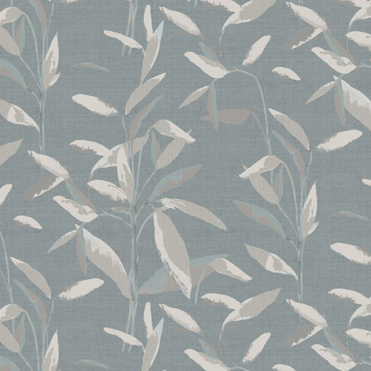 JF Fabrics -Wallpaper 8252 66 Wallpaper Blue, Grey  Non-Woven - 9513566 W9571