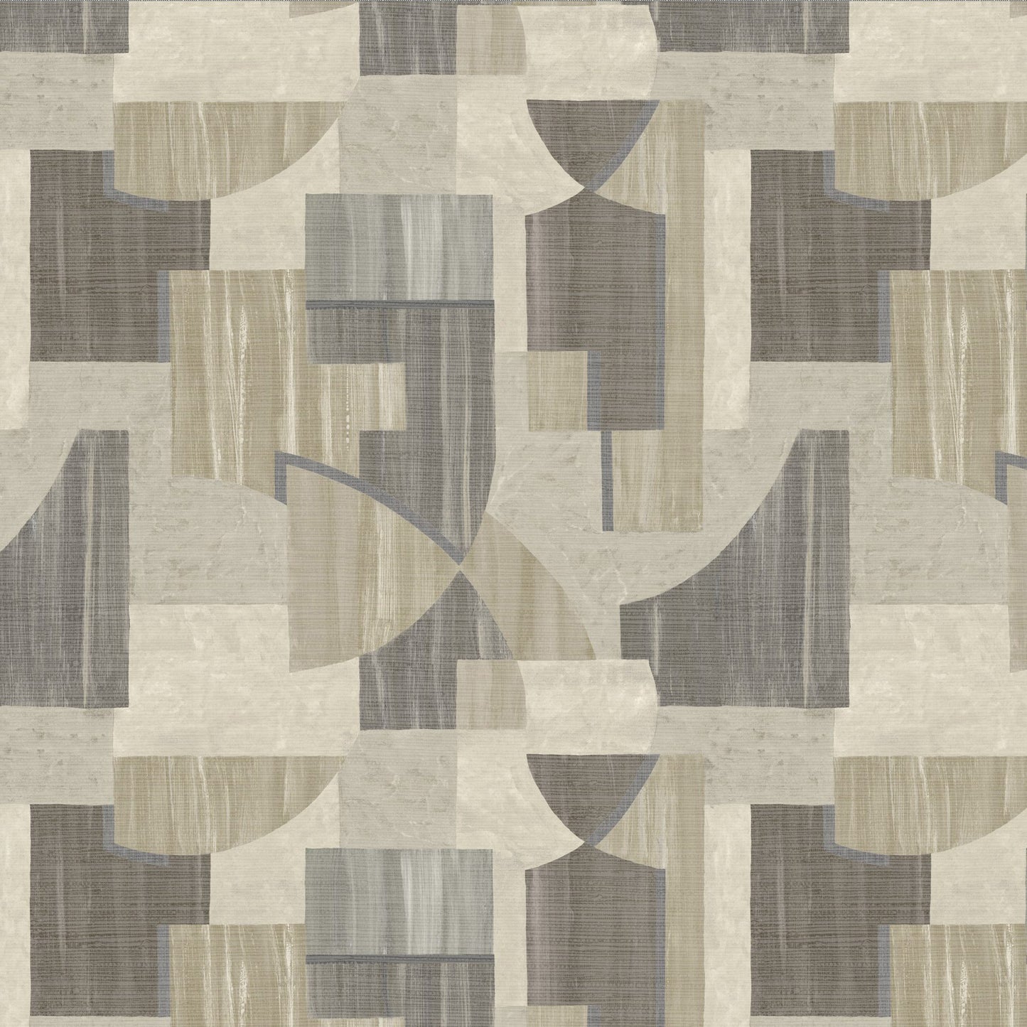 JF Fabrics -Wallpaper 8253 39 Wallpaper Brown, Charcoal, Beige  Non-Woven - 9513639 W9571