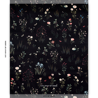 SCHUMACHER  CHARLAP HYMAN & HERRERO PRIMAVERA VELVET VELVETS VELVETS BLACK   - 82540