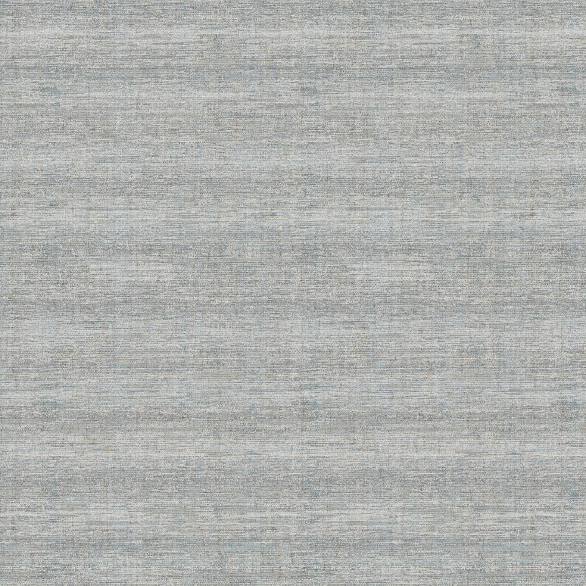 Gray-blue heathered wallpaper texture with a subtle weave; faux grasscloth look, non-woven wallpaper.