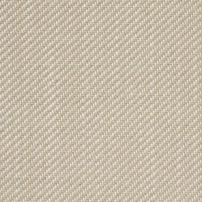 Beige diagonal ribbed twill fabric texture, woven textile with subtle diagonal lines.