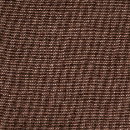 Brown textured woven upholstery fabric with a tight loop weave