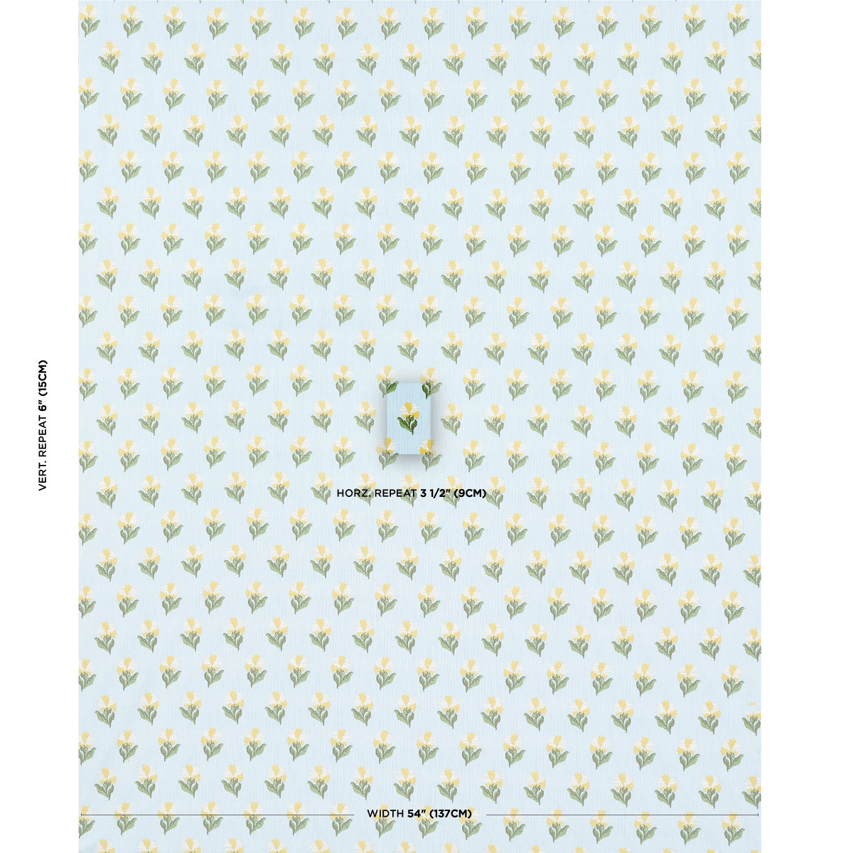 SCHUMACHER  NEW OLD-FASHIONED ROSINA FLORAL PATTERN WOVENS PATTERN WOVENS MARIGOLD   - 82632