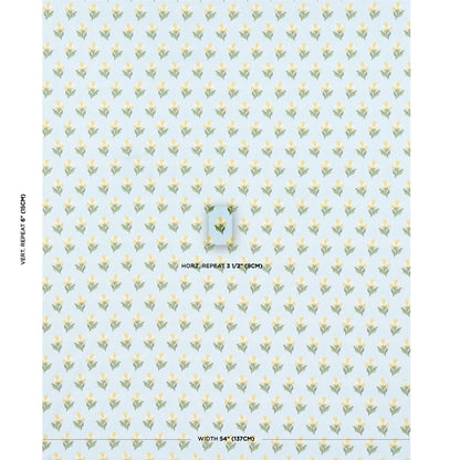 SCHUMACHER  NEW OLD-FASHIONED ROSINA FLORAL PATTERN WOVENS PATTERN WOVENS MARIGOLD   - 82632