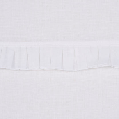 SCHUMACHER  NEW OLD-FASHIONED DOROTHY PLEATED LINEN PATTERN WOVENS PATTERN WOVENS IVORY   - 82651