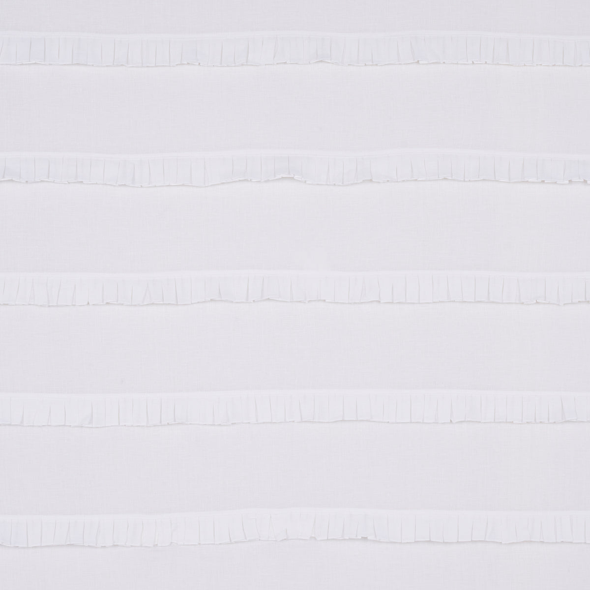 SCHUMACHER  NEW OLD-FASHIONED DOROTHY PLEATED LINEN PATTERN WOVENS PATTERN WOVENS IVORY   - 82651