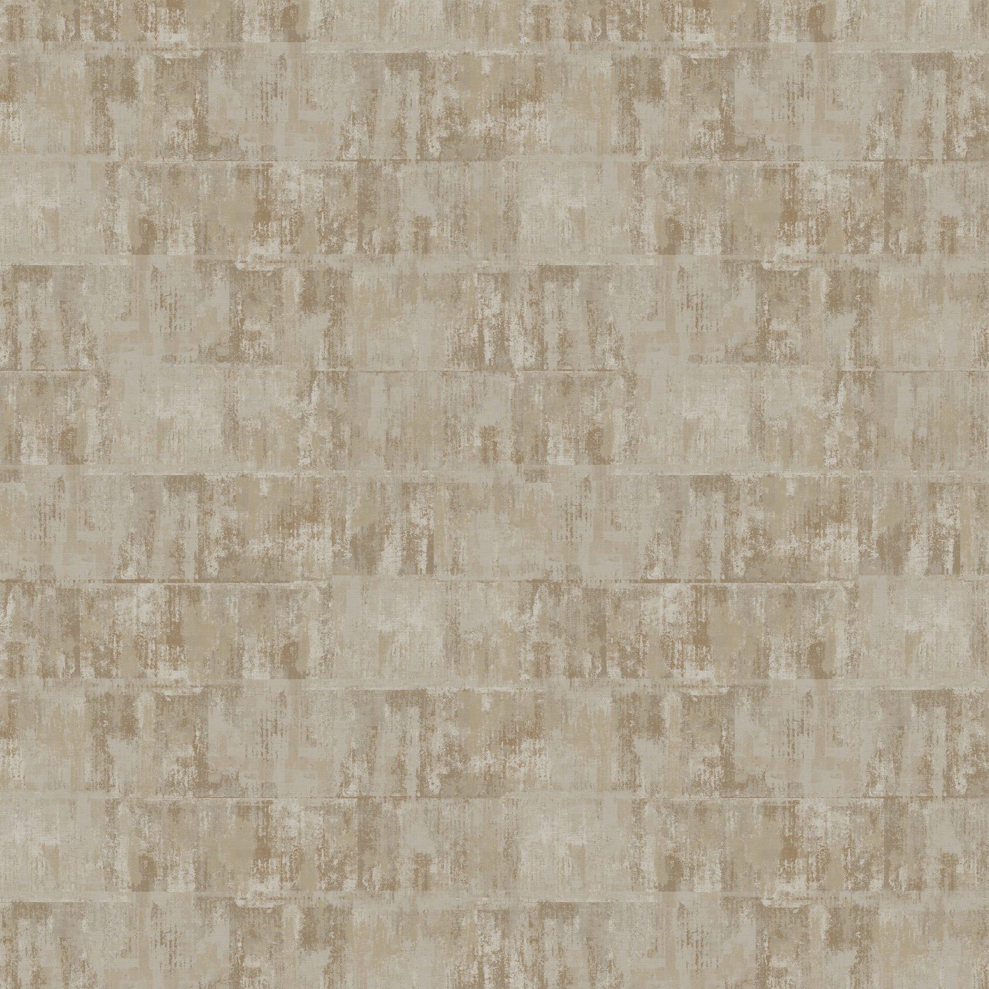 Beige distressed brick pattern wallpaper with weathered tan bricks and subtle texture.