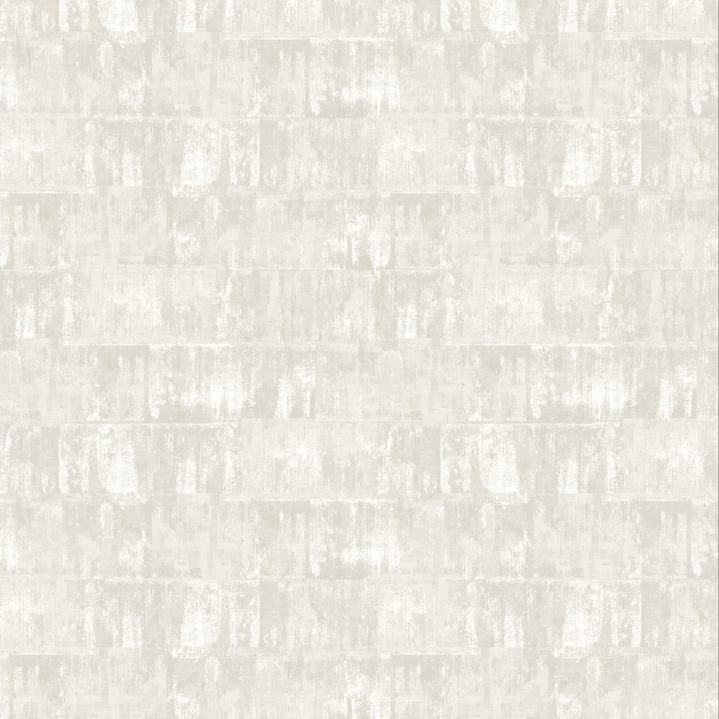 Light gray distressed brick-style textured wallpaper with brushed blocks; subtle, modern decor backdrop.
