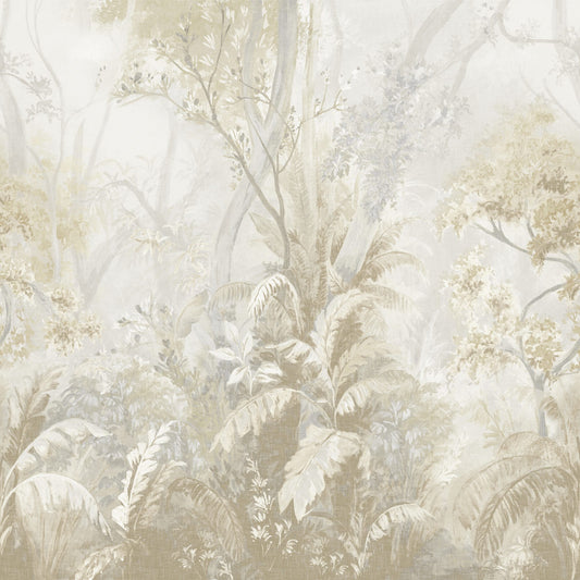 JF Fabrics -Wallpaper 8266 11 Wallpaper Beige, Grey  Mural, Non-Woven, Width Extendable - 9883411 W9661