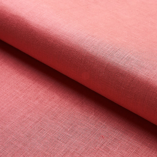 SCHUMACHER  PERFECT BASICS: LINEN LANGE GLAZED LINEN PLAINS PLAINS CORAL   - 82680
