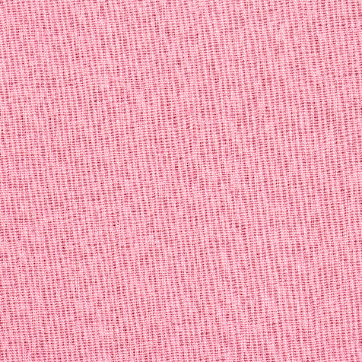 Pink linen fabric texture with visible crosswoven weave & soft natural finish.
