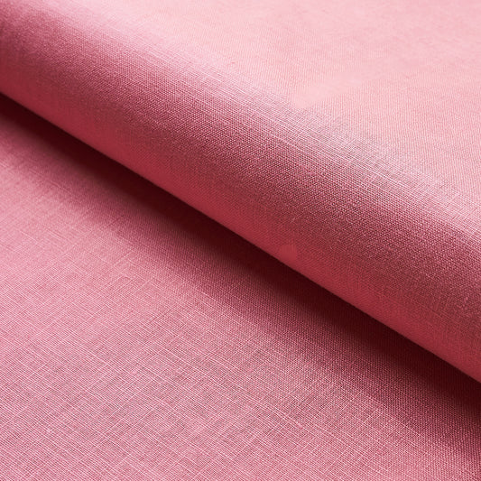 SCHUMACHER  PERFECT BASICS: LINEN LANGE GLAZED LINEN PLAINS PLAINS PINK   - 82681